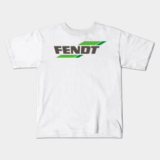 Fendt Tractors Logo grey Kids T-Shirt